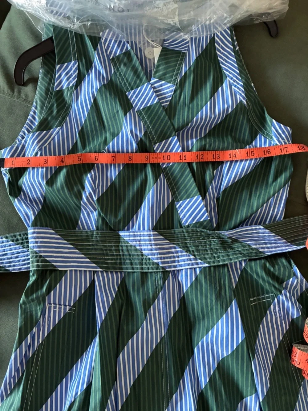 $498 NWT Tory Burch Overprinted Wrap Dress 8 M